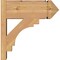 Ekena Millwork Merced Smooth Arts and Crafts Outlooker, Western Red Cedar, 7 1/2"W x 18"D x 18"H OUT08X18X18MRC03SWR - alternate 4